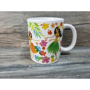 Island Hula Honey Mug Tropical Hawaiian Beach Girls Tiki Coffee Mug Cup